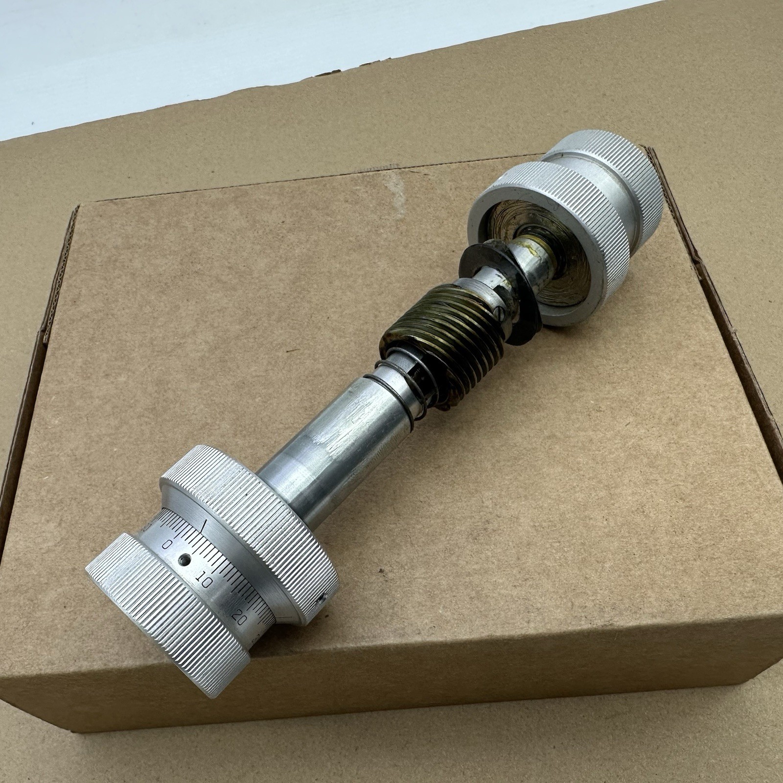Bausch & Lomb Complete Height Adjustment Spindle + Knobs for Balplan Microscope
