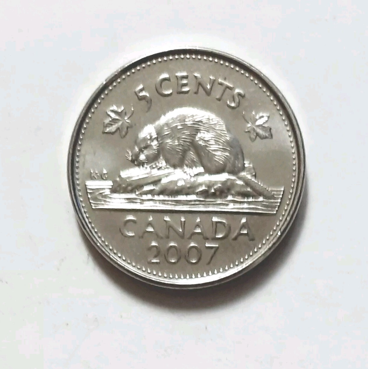 Canada 5 Cent Coin, 2007
