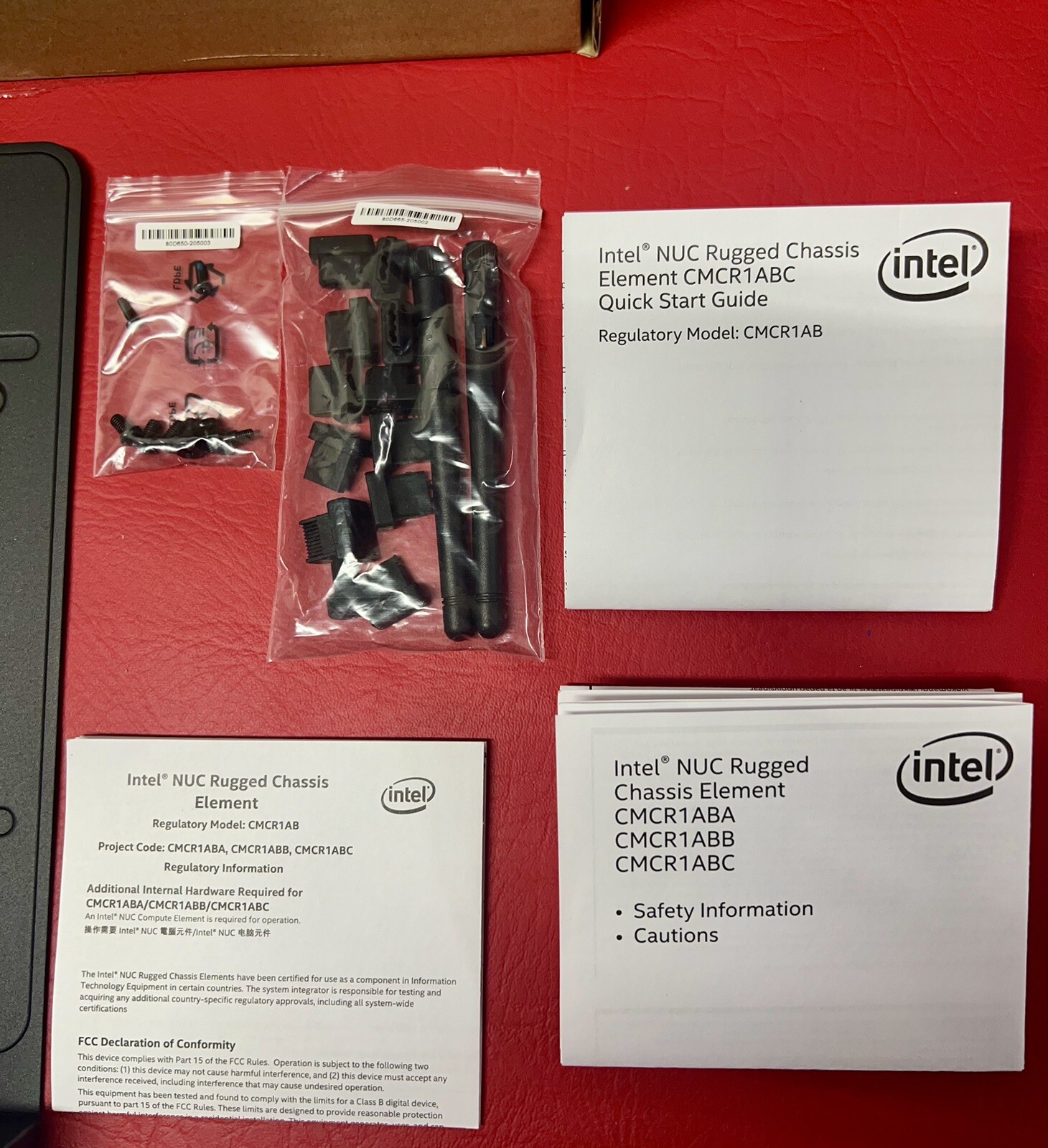 Intel BKCMCR1ABC CMCR1ABC NUC Rugged Chassis Element / No SSD Or Ram