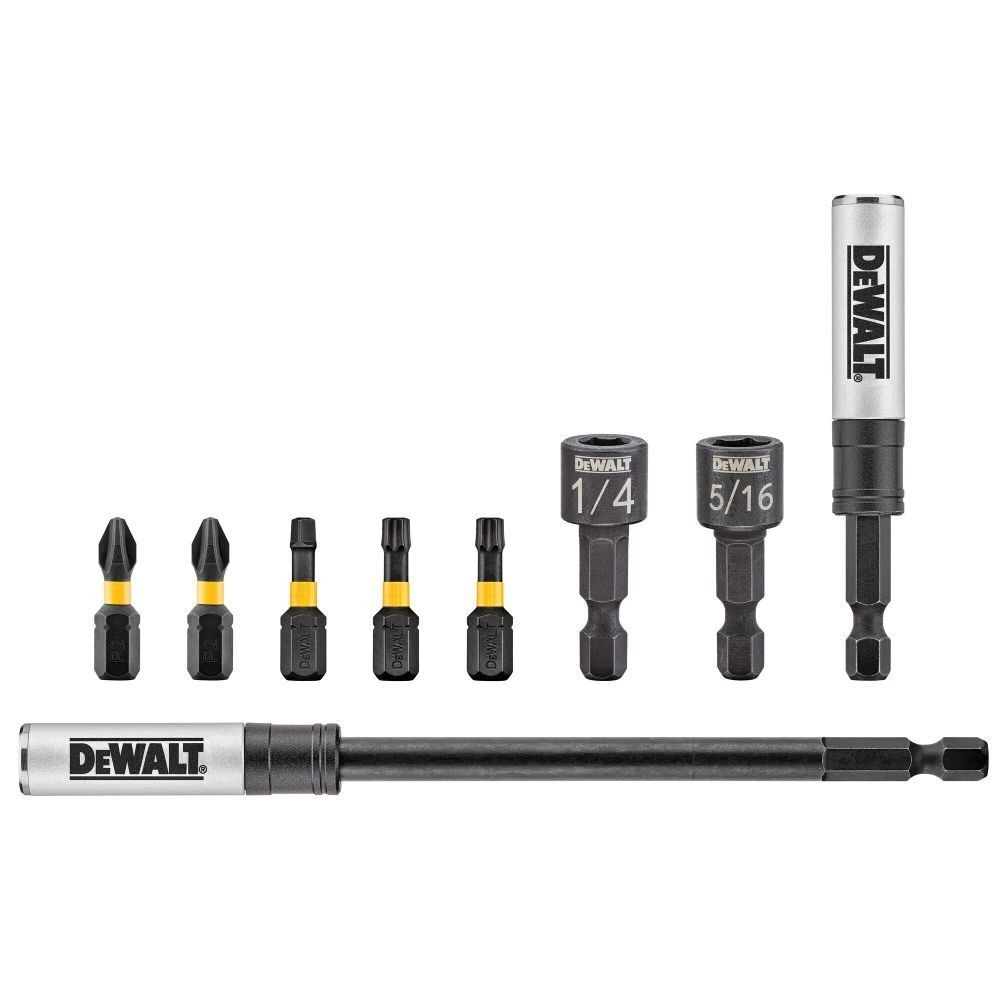 DEWALT Impact Driver Bit Kit 9pc - DWAFTAS-9