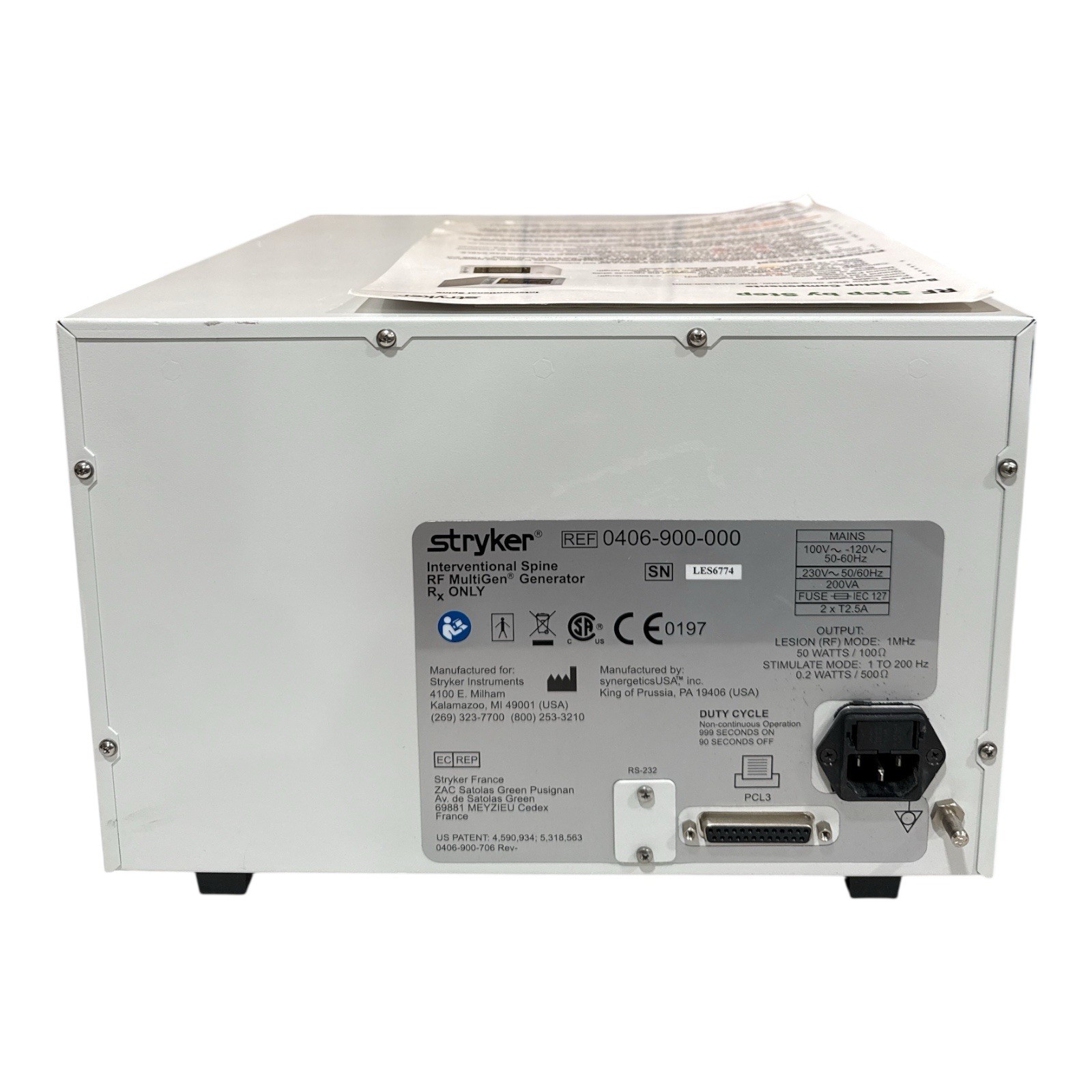 Stryker 0406-900-000 RF MultiGen