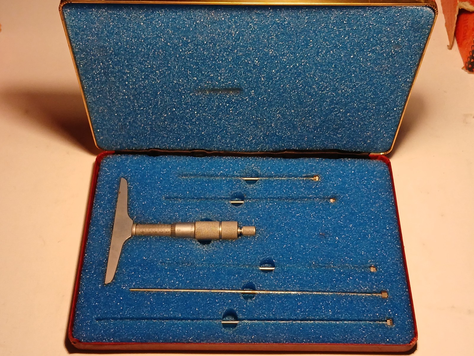 Vintage Central Tool Co. Depth Micrometer set 0” To 9” Cranston RI USA