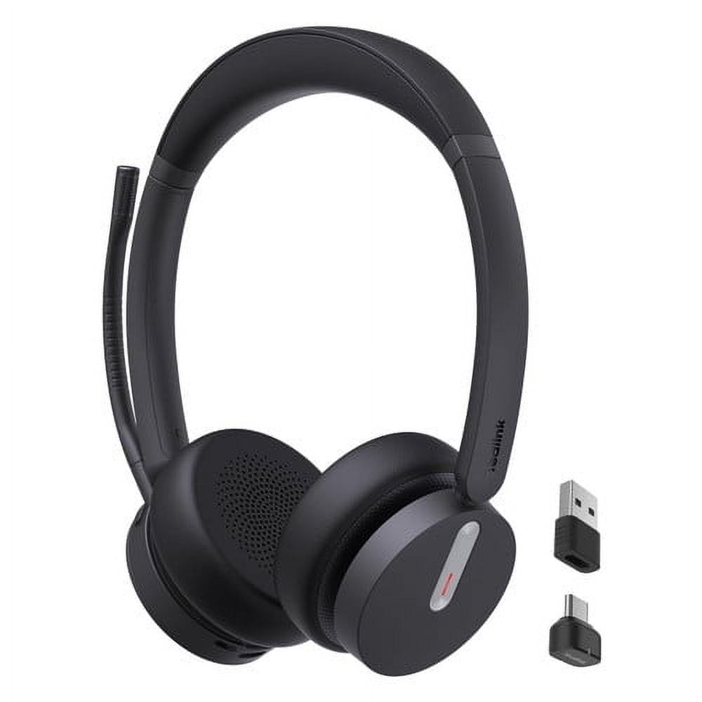 Yealink BH70 Dual Wireless Bluetooth Headset with Mic for Work, Teams Certified,