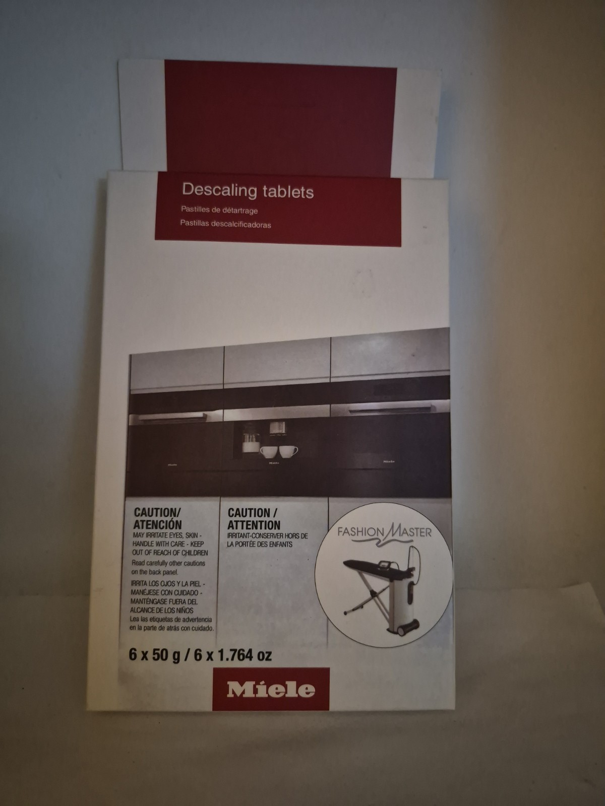 Miele Descaling Tablets 6 Pack for Coffee Machines, Steam Ovens, Ironing Systems