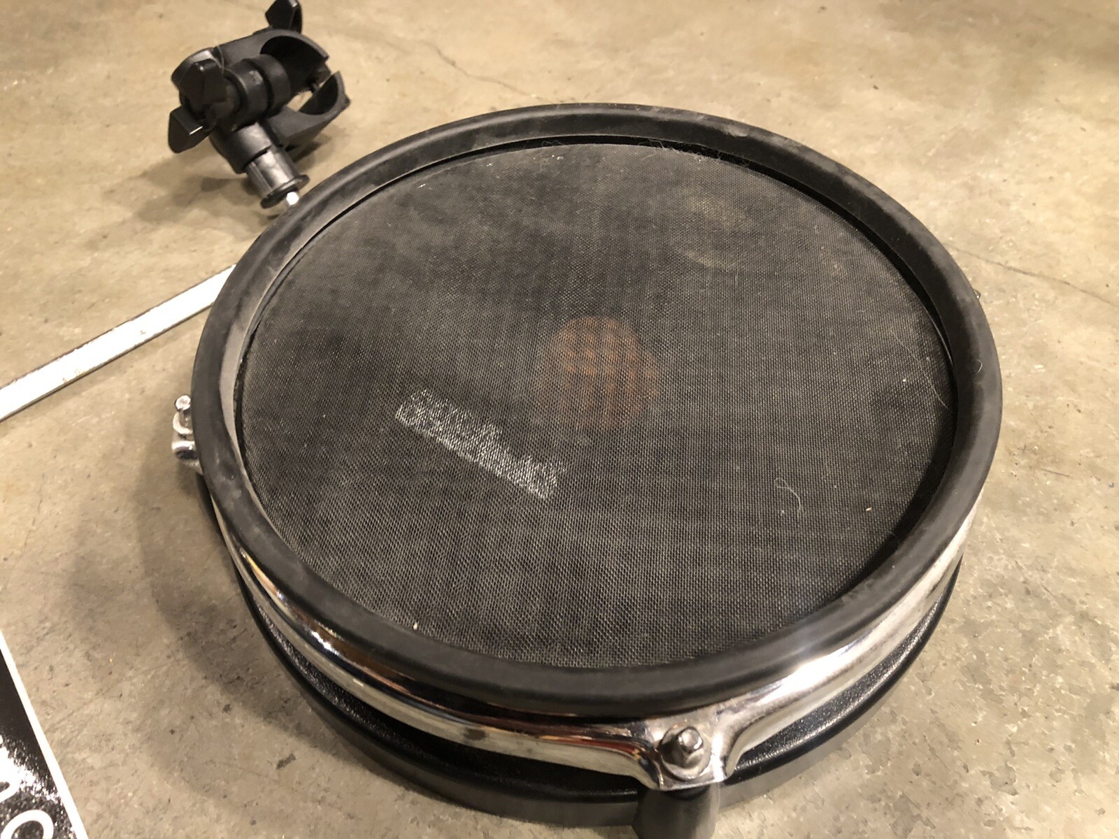 682 drums 8" Drum Pad Mesh Head DUAL-ZONE e-drum Trigger w Clamp Post #NE7