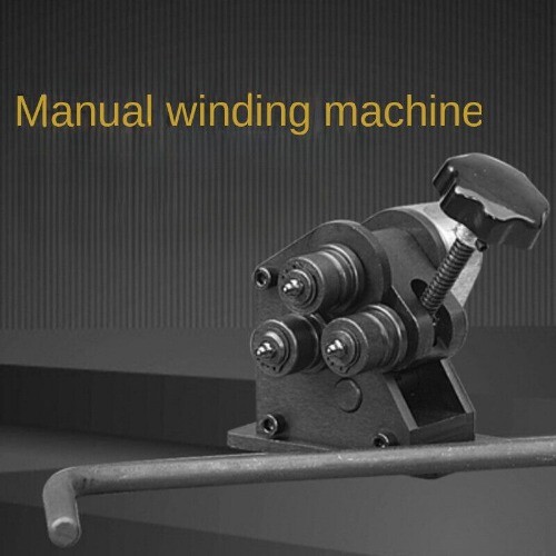 Manual Rolling Machine Three Roll Gear Bending Tools Hand-Cranking Pipe Bender