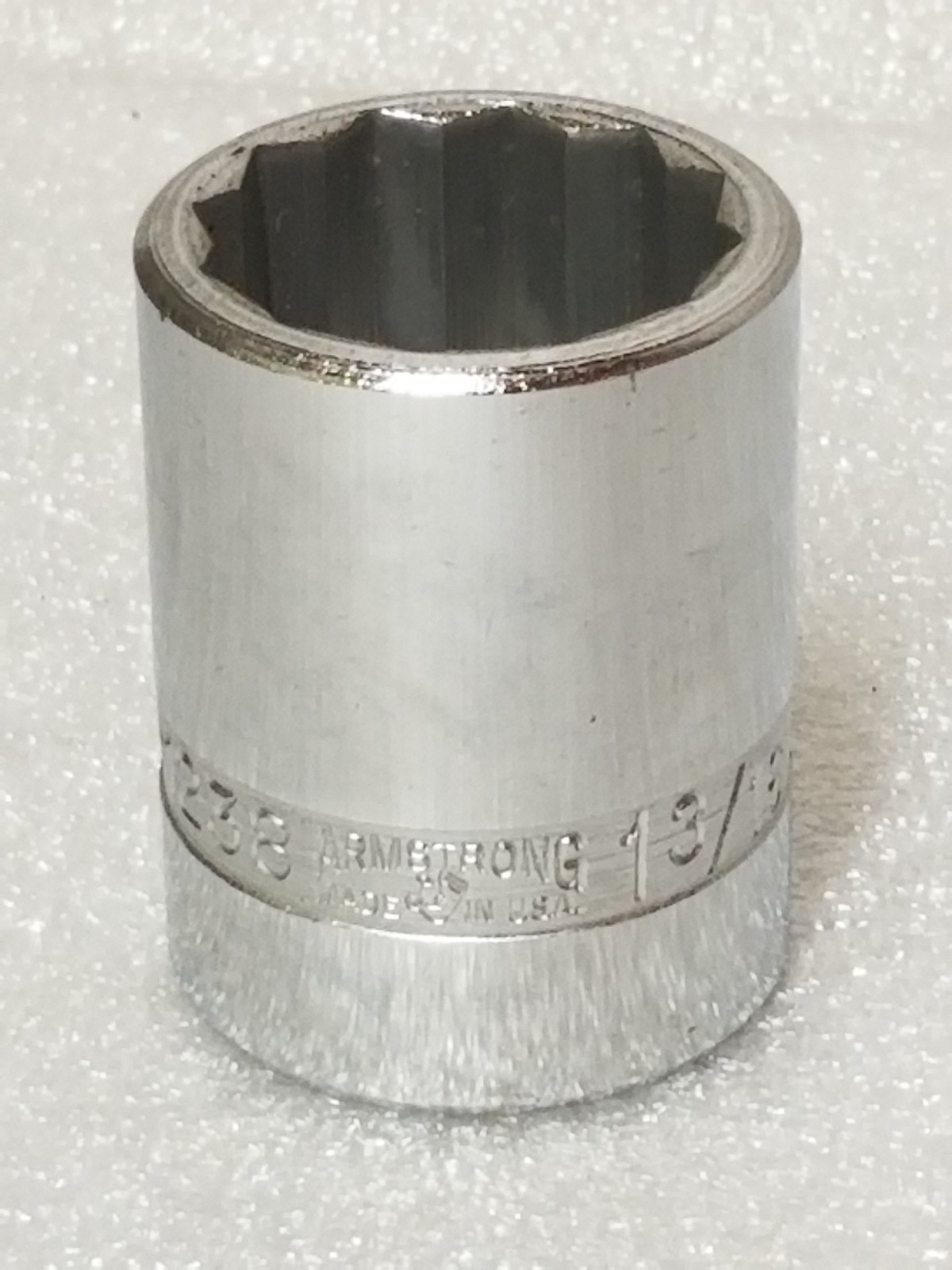 Armstrong Armaloy H-1238 3/4"-Drive 12-Pt Heavy-Duty Socket 1-3/16" Made in USA