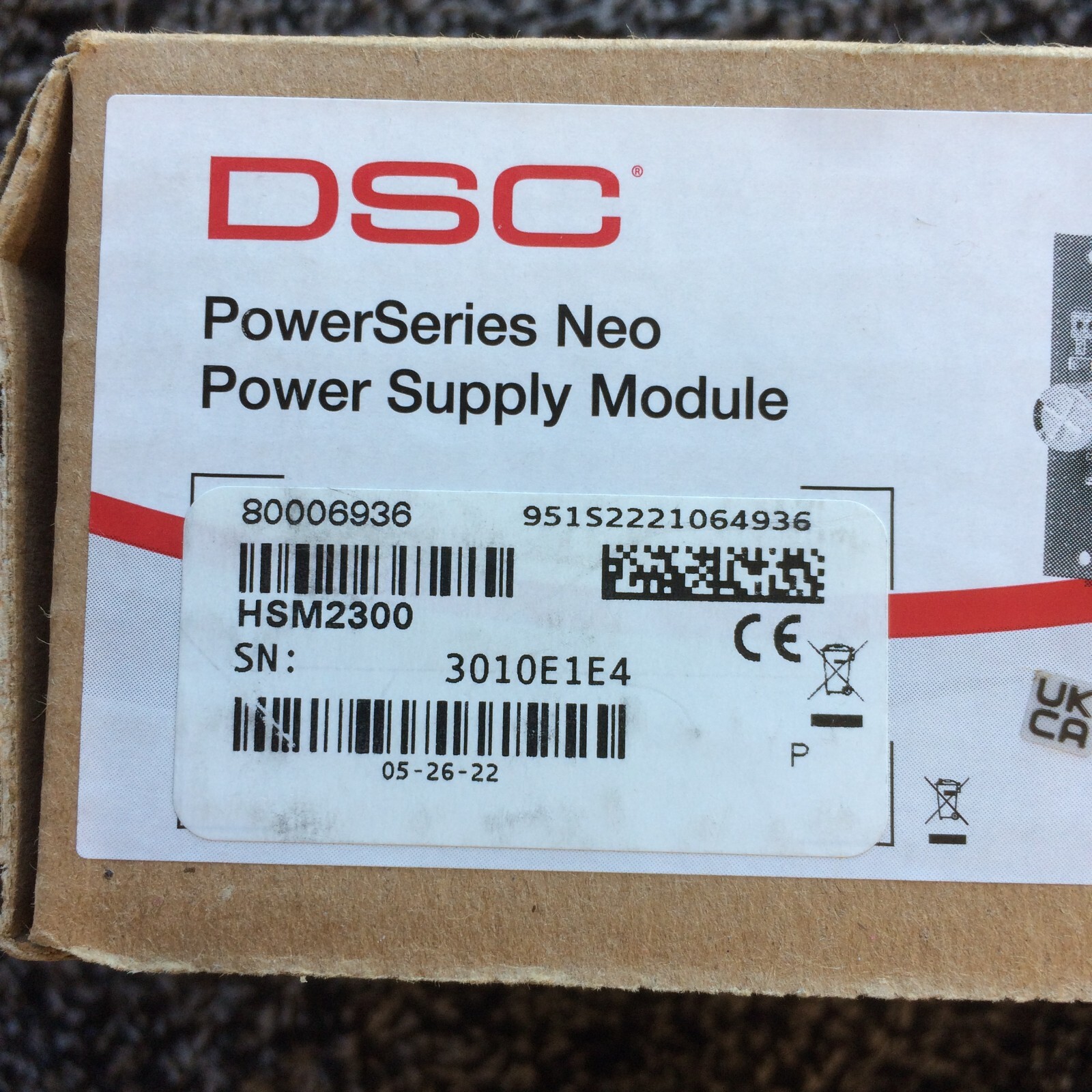 DSC HSM2300 PowerSeries Neo Power Supply Module NOS - NIB - New (Ship Same Day)