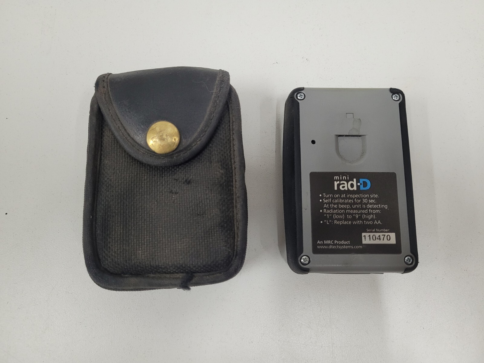 MINI RAD-D TECT MINIRAD D PERSONAL RADIATION DETECTOR
