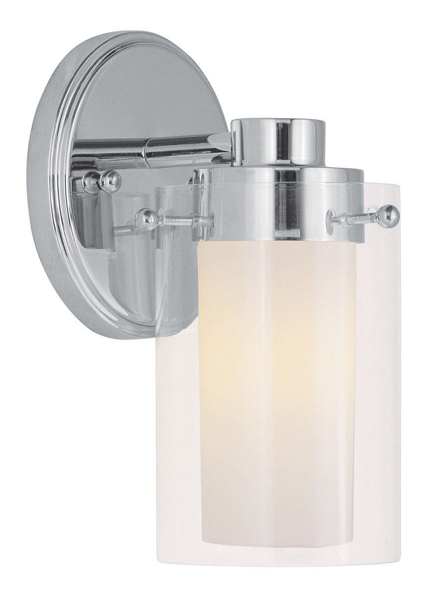 Livex Lighting 1541-05 Manhattan Bathroom Vanity Light Polished Chrome