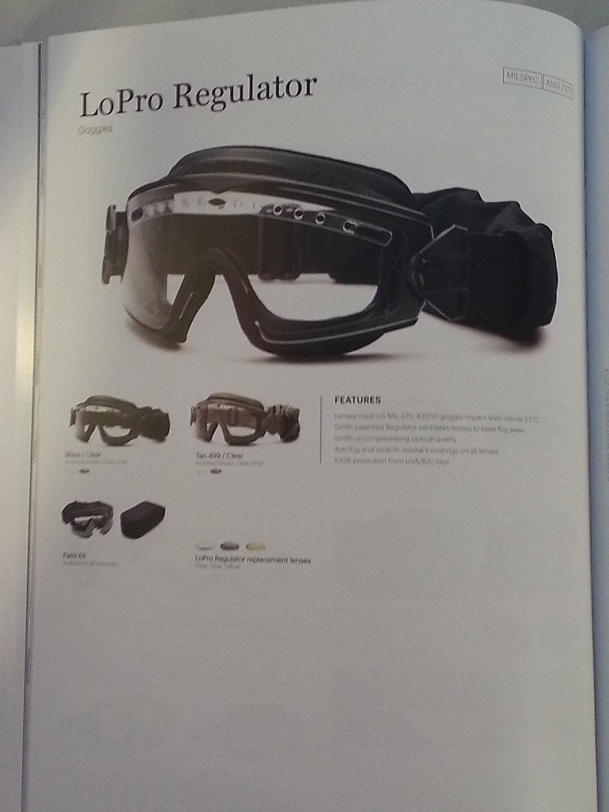 Smith Elite Optics Tactical Eyewear Product Catalog / 2015 SEAL DEVGRU NSW SOF