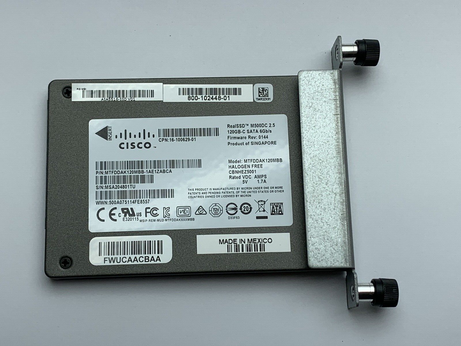 Cisco ASA 5516-X Firewall Adaptive Security Appliance W/ SSD