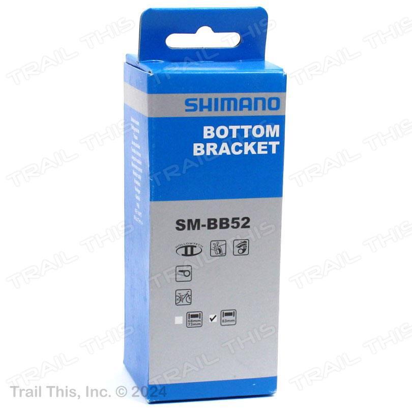 Shimano SM-BB52 MTB Bottom Bracket for Shimano Hollowtech II - 83mm Silver
