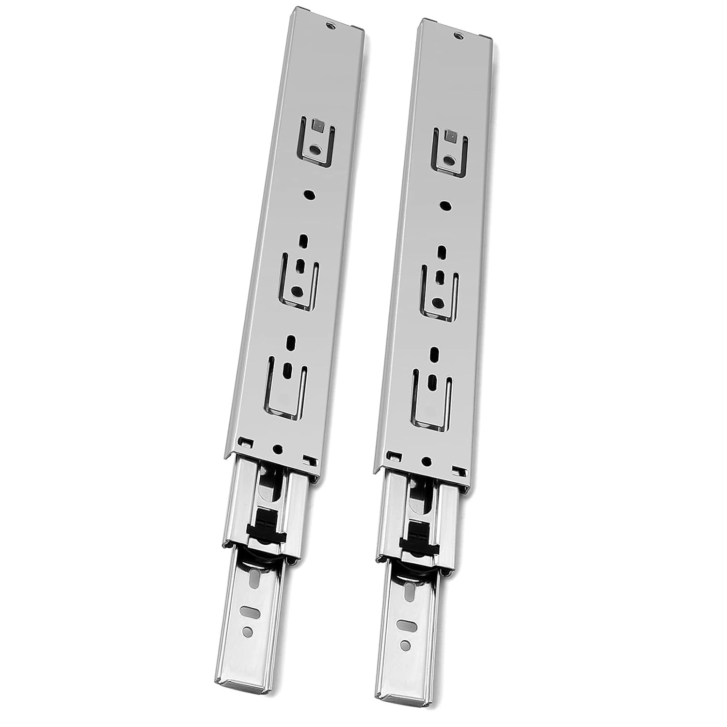 Gobrico Drawer Slides 20 inch 1 Pair，Soft Close Drawer Slides 3 Fold, Hardware C