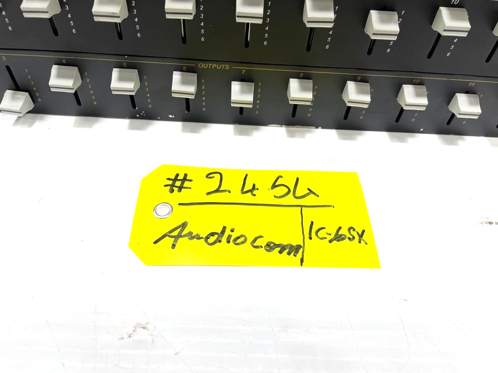 Audiocom IC-6SX Source Assign Panel #2454 (One)THS