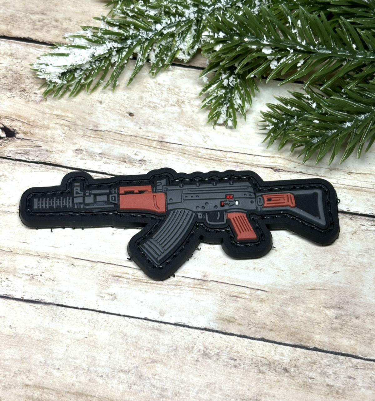 PVC Tactical Patch- AK47 Patch - Morale Gun Assault Rifle Military Patch
