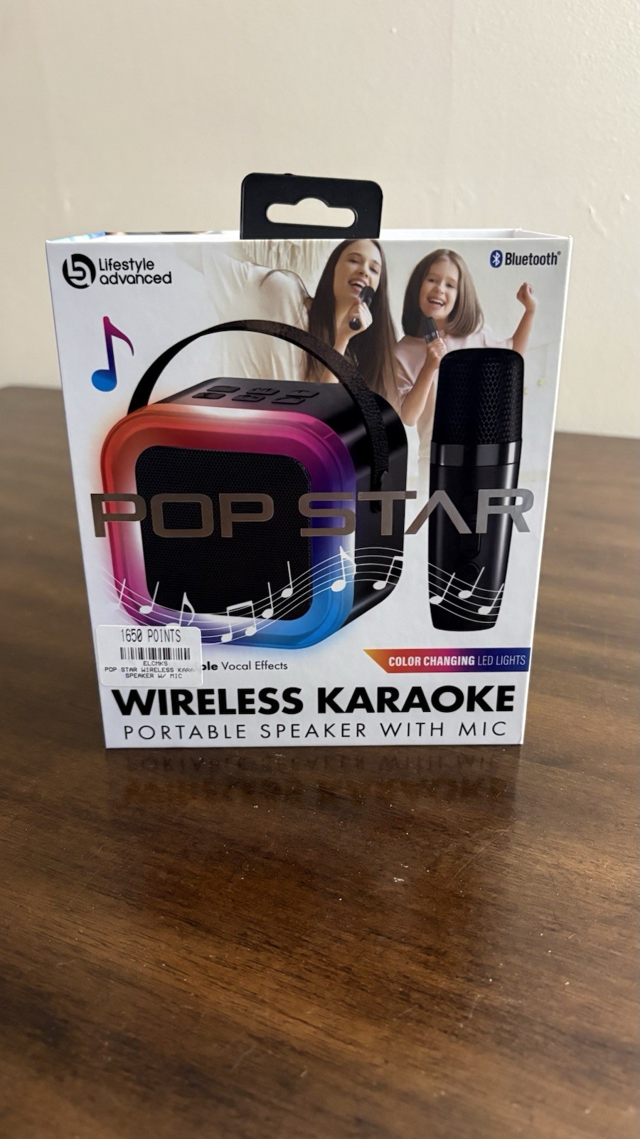NIB Wireless Karaoke Portable Speaker With Mic Bluetooth Party Sleepover A7
