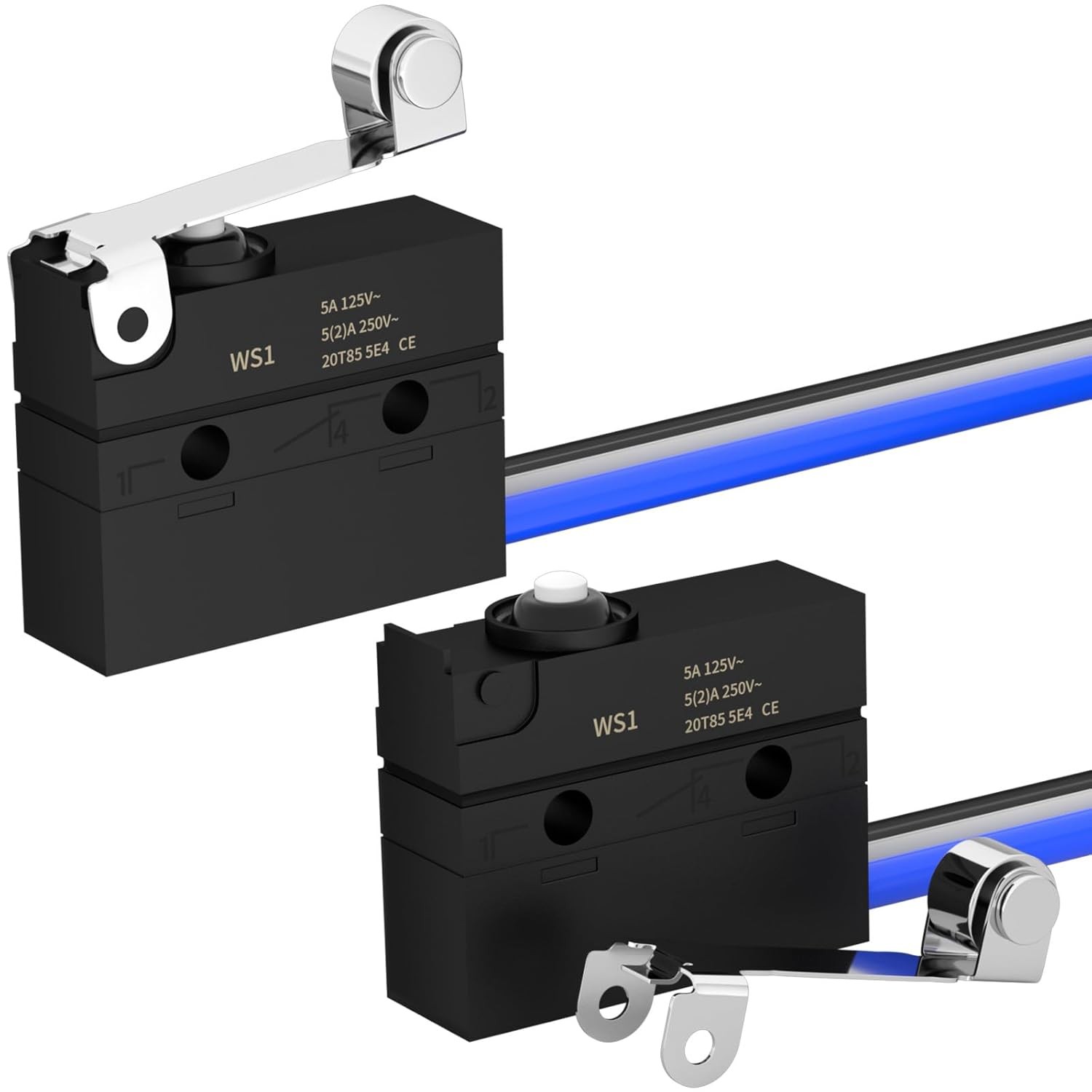 Joinfworld Micro Switch with Lever Waterproof IP67 Sealed Roller Limit...