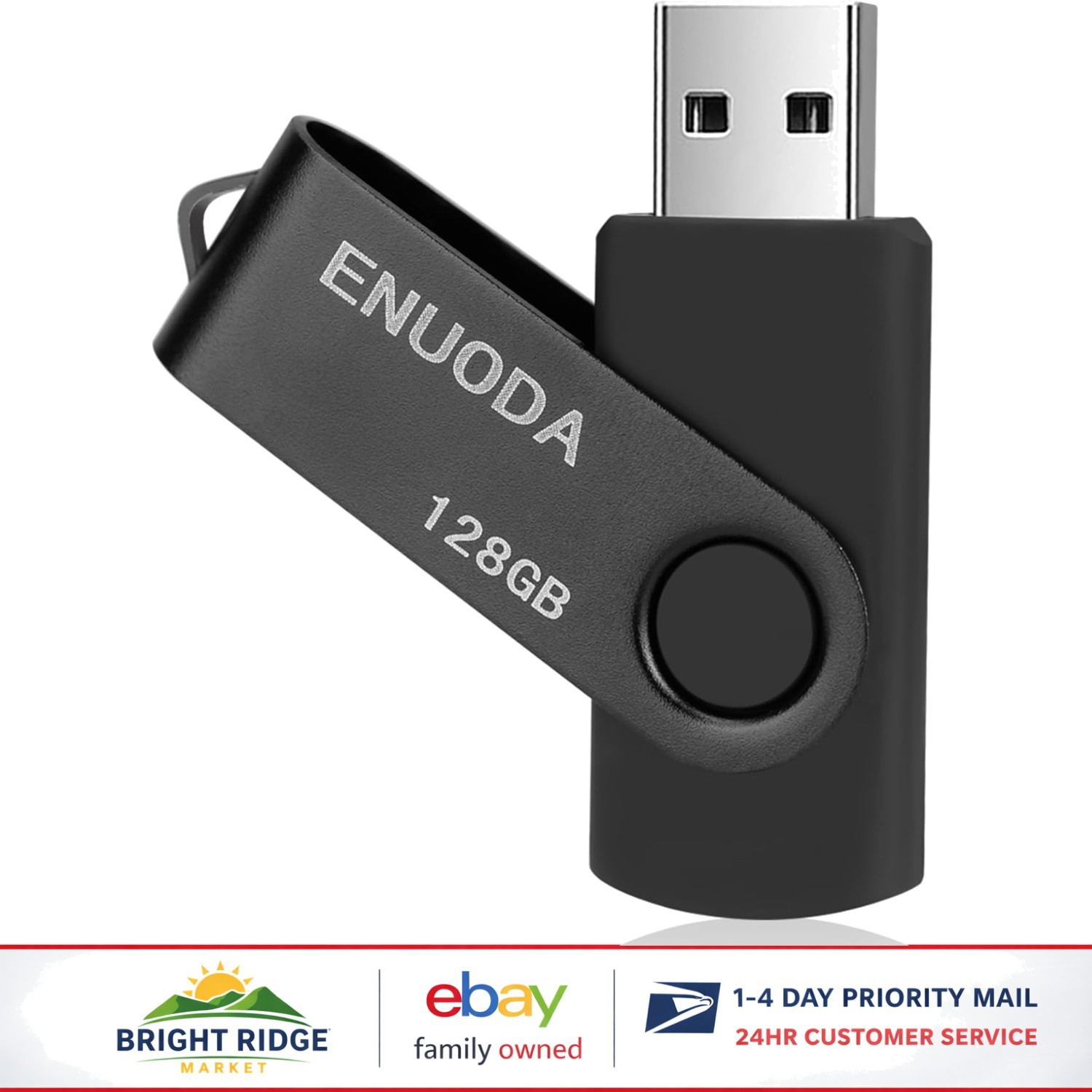 Versatile 128GB Thumb Drive Compatible with Windows, Mac, and Linux Systems