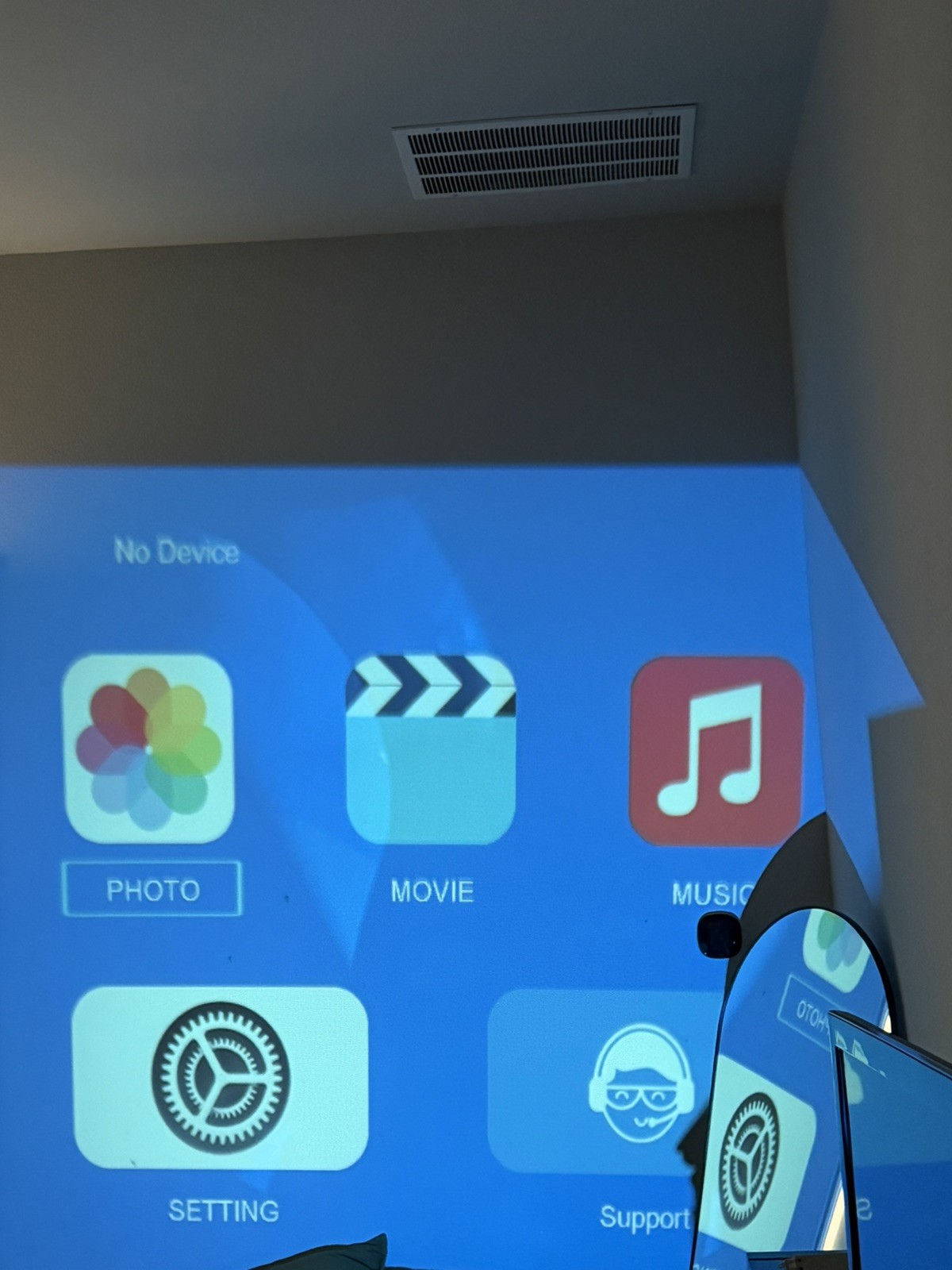 TMY Mini Portable Projector, 1080P Full HD, Bluetooth, with Screen (D542)