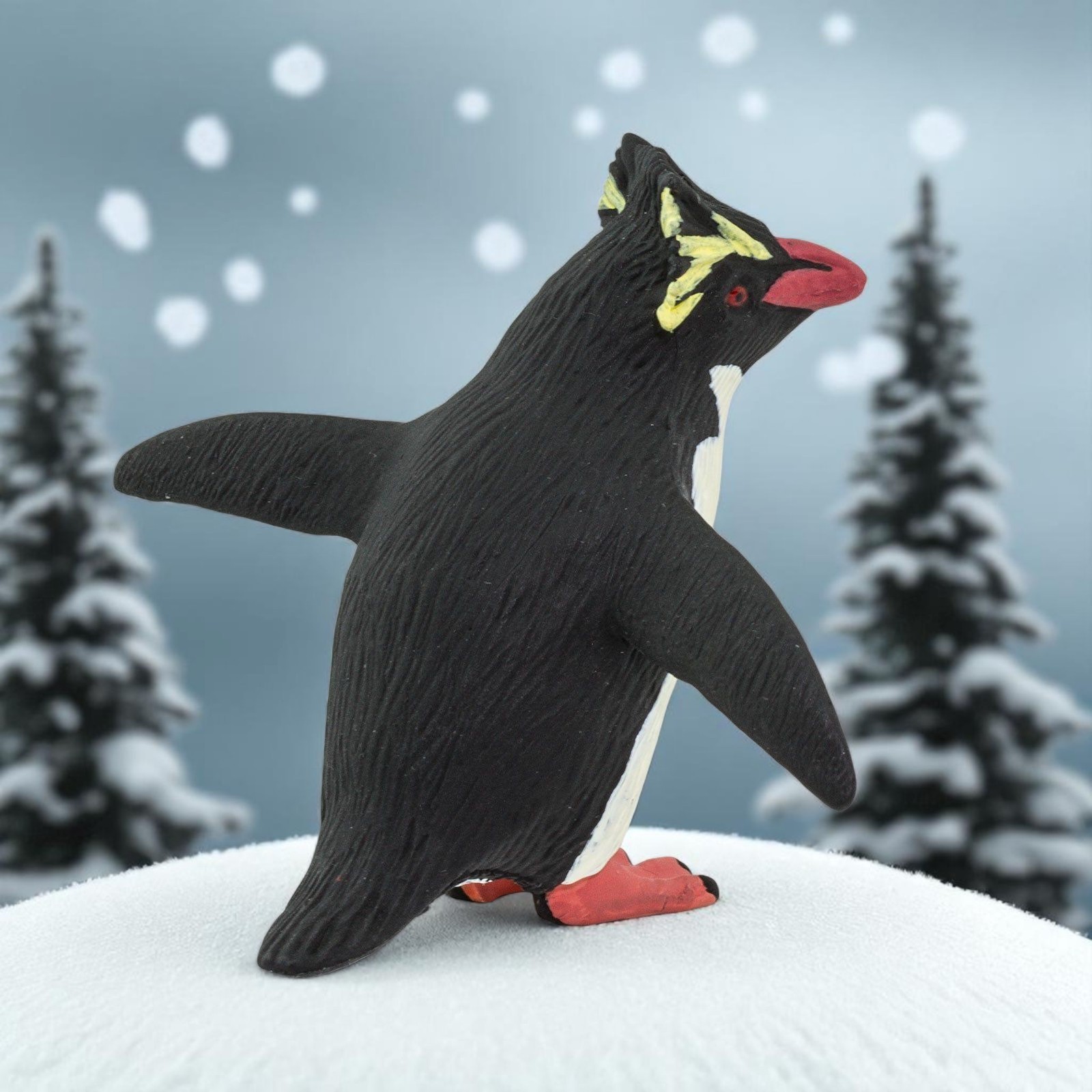 Rockhopper Penguin Safari Wild Safari Sea Life Realist Polar Toy Display Model