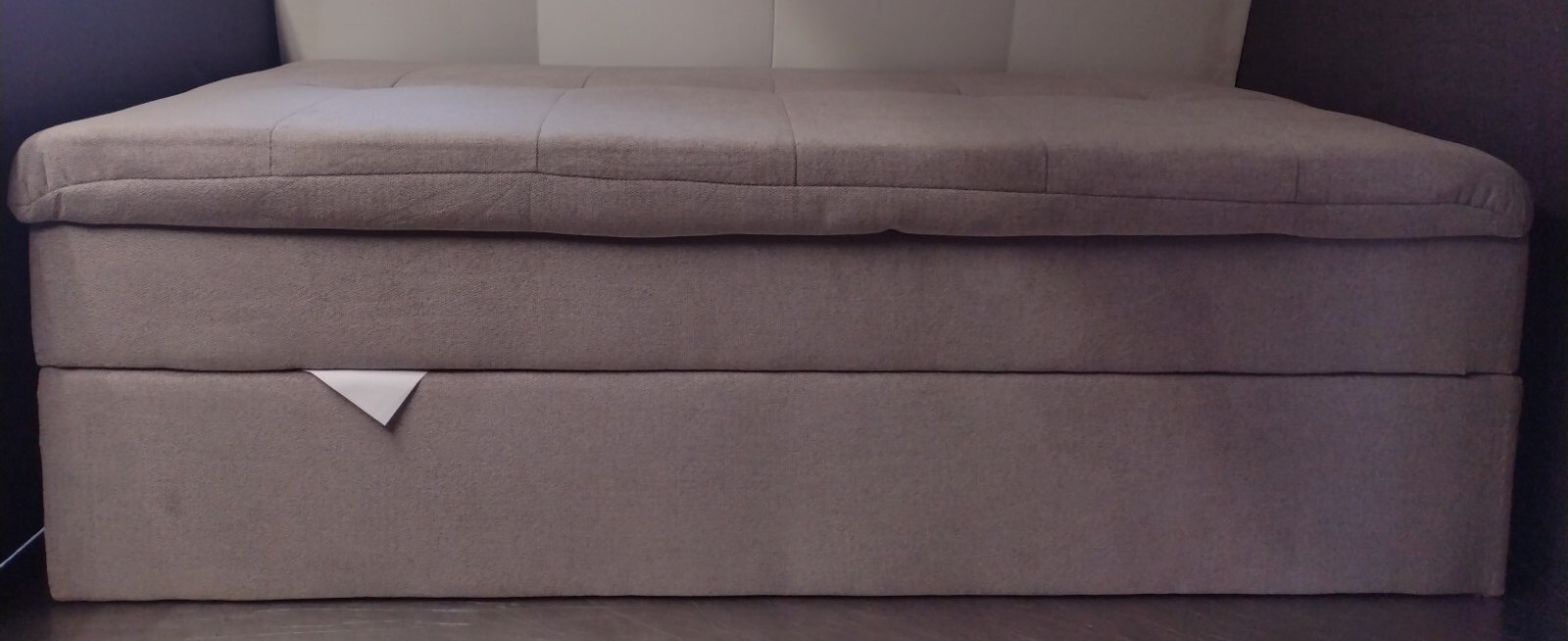 Baxton Studio Modern Storage Sofa Ottoman for NOA R615  Sectional Light Grey 45”