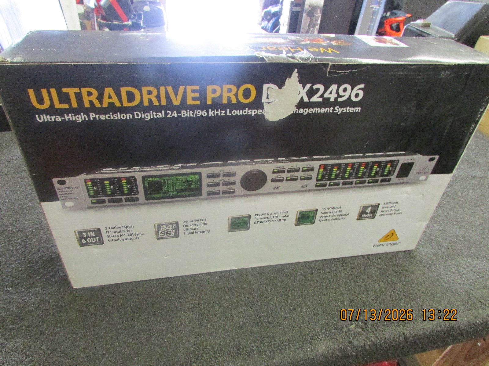 Behringer DCX2496 Ultradrive Pro Loudspeaker Management System