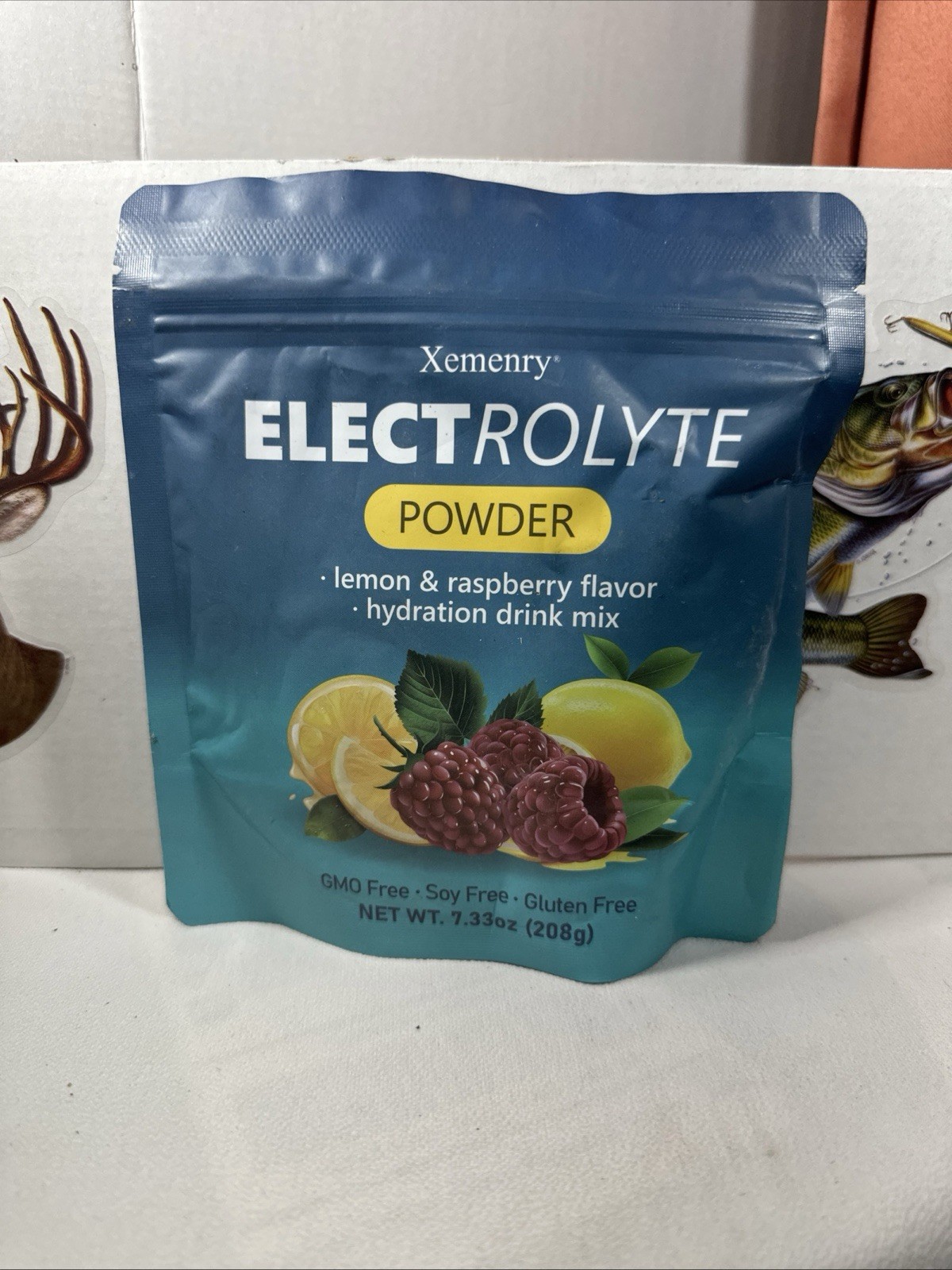 X-menry Electrolyte Powder Lemon And Raspberry Flavored 7.33 Oz Exp.01/27
