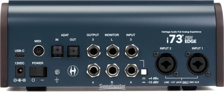 Heritage Audio i73 Pro Edge USB Audio Interface