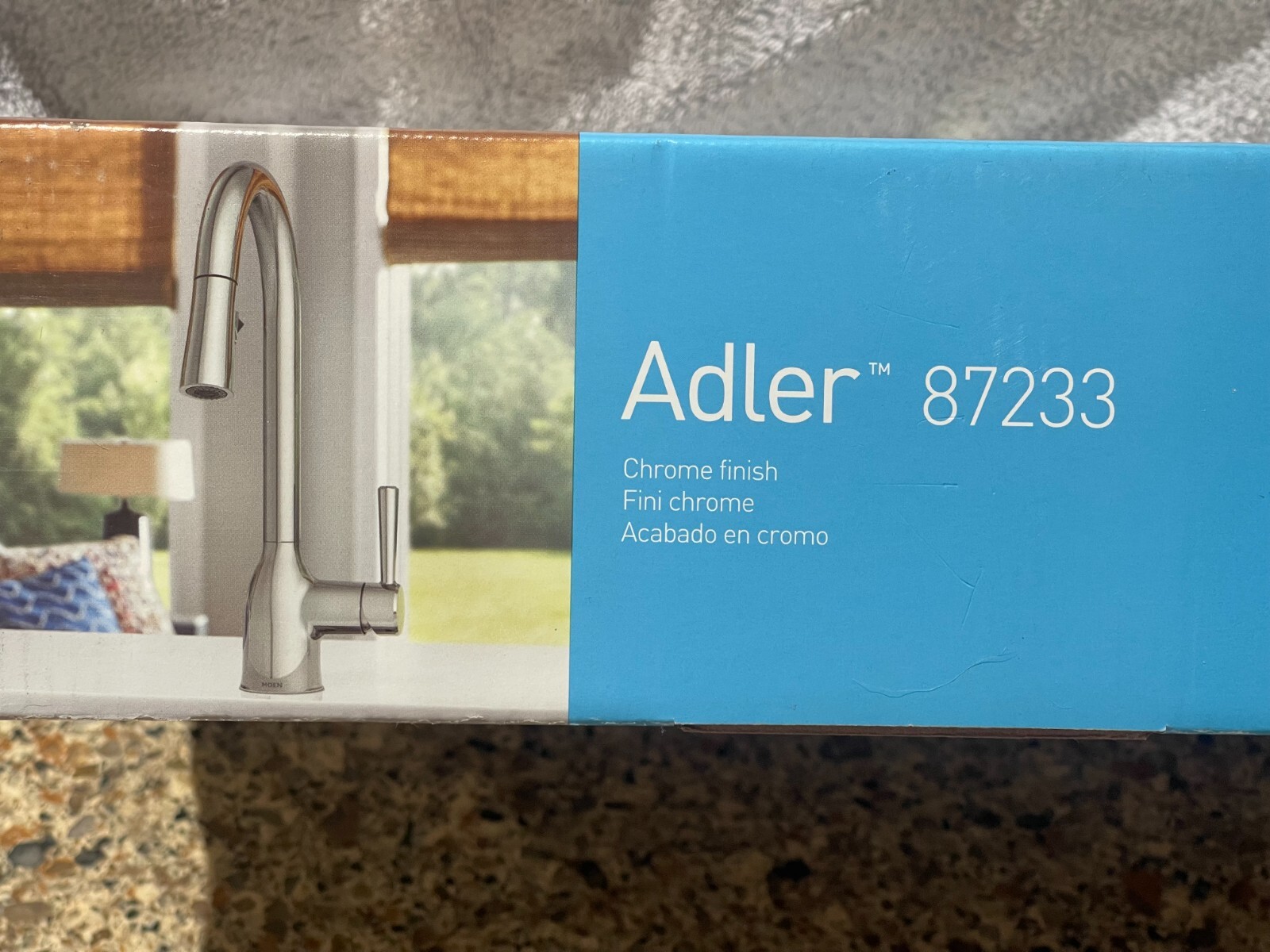 NEW!! Moen Adler One-Handle Pulldown Kitchen Faucet - Polished Chrome (87233)