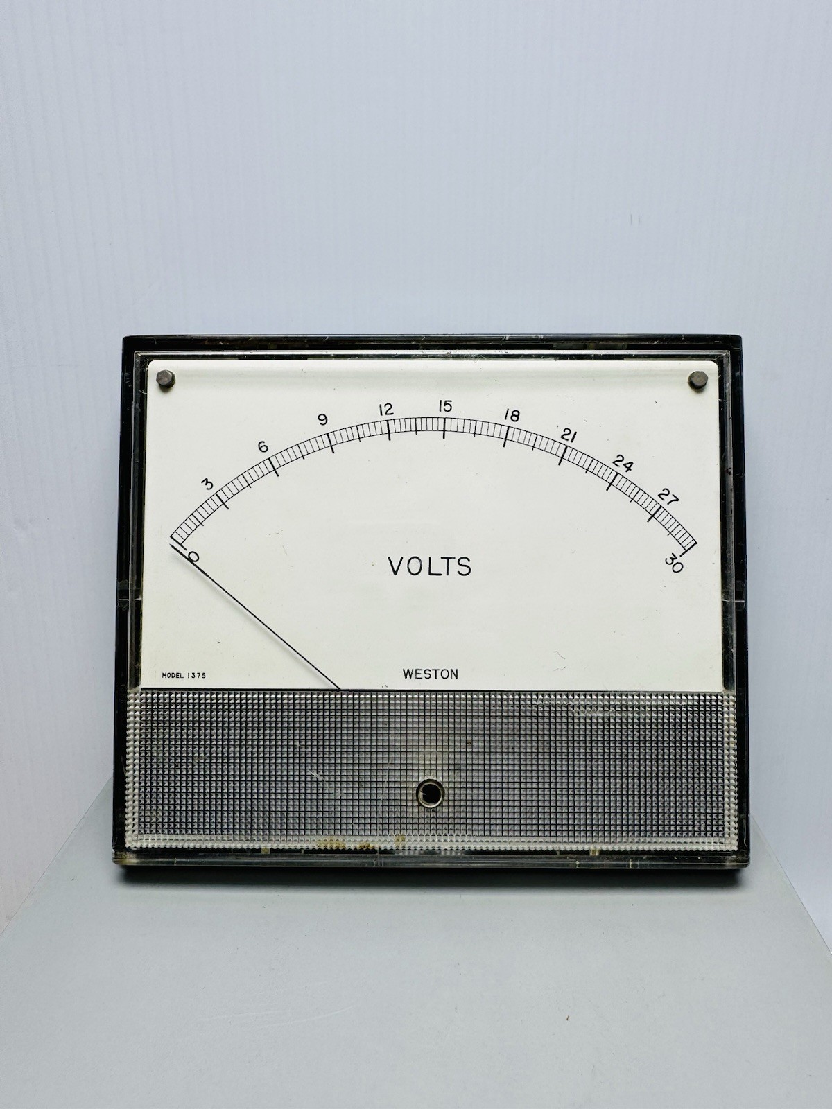 VTG Weston AC Voltmeter 0-30 Volts AC Panel Meter Collectible Instrument WORKS