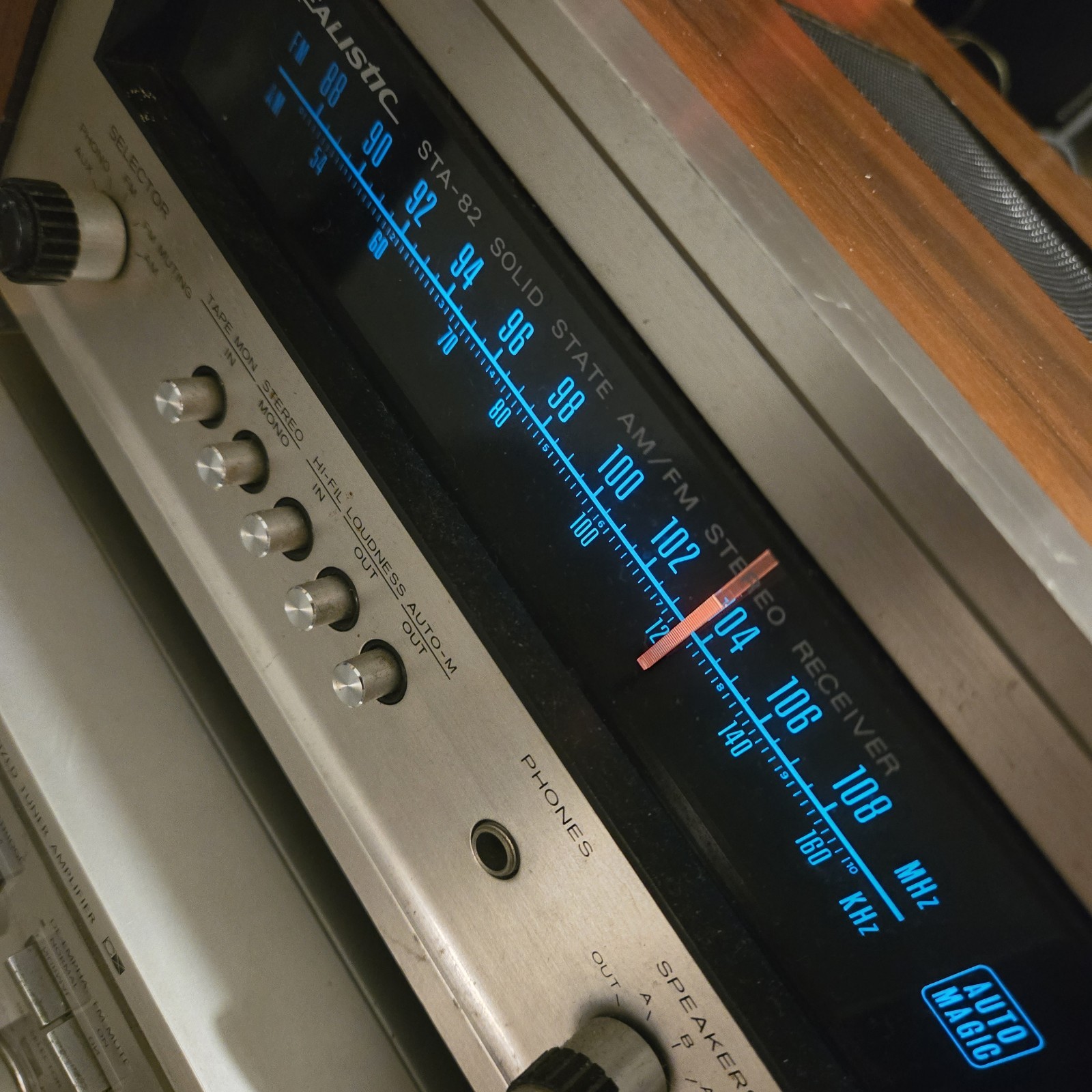 Vintage Realistic STA-82 Stereo Receiver Working