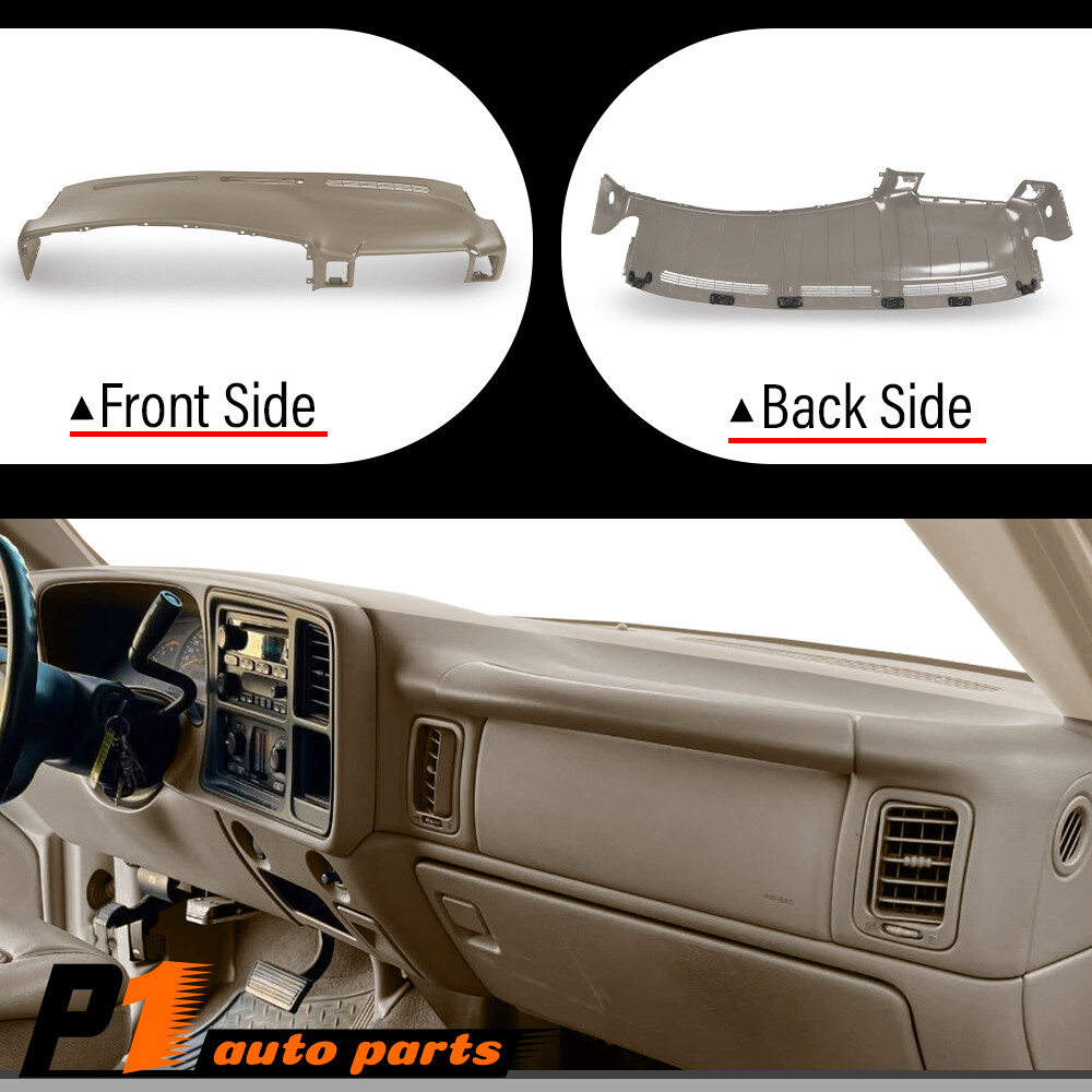 Fits 99-06 Chevy Silverado Sierra Molded Snap-On Dash Cap Board