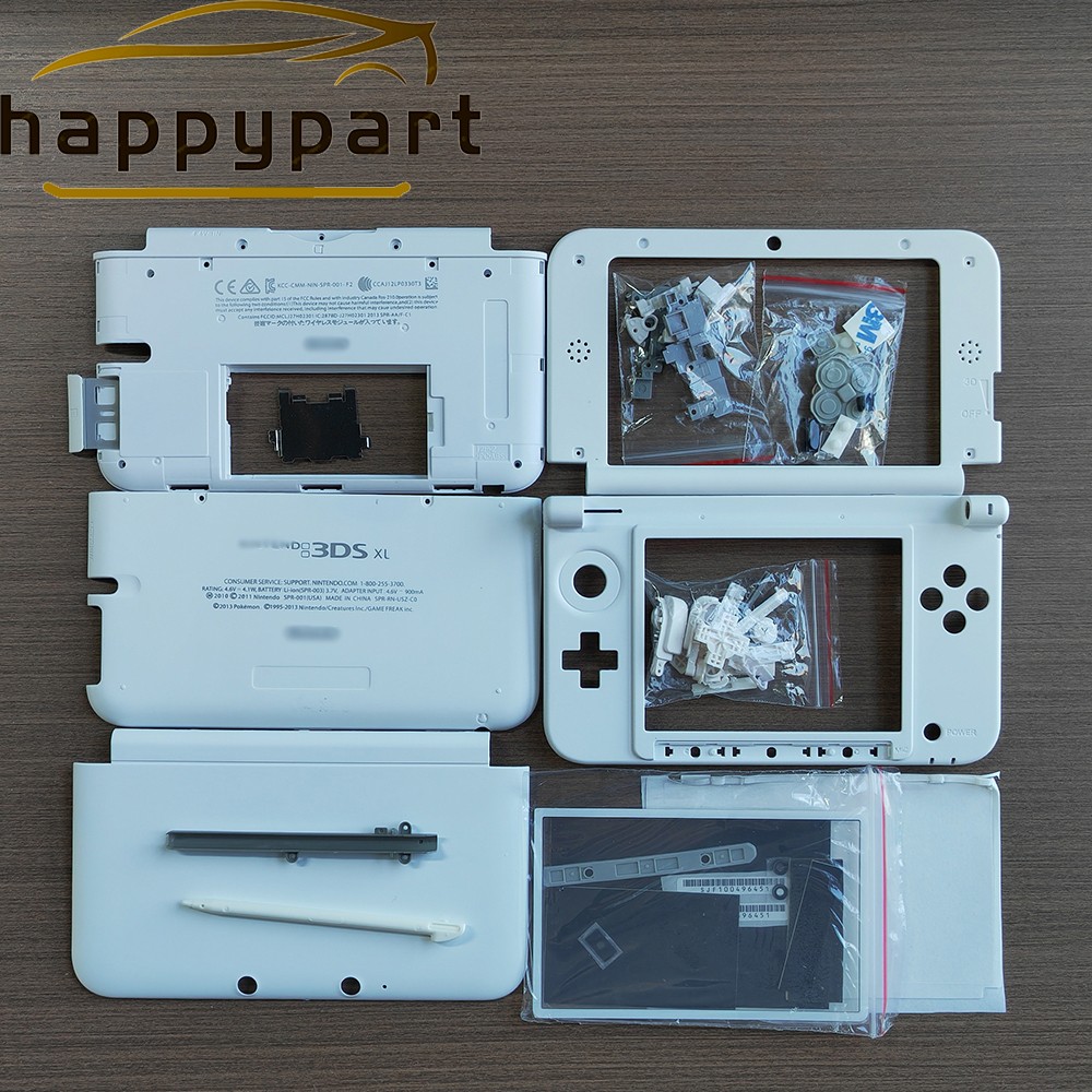 Full Housing Shell for Nintendo 3DS XL Replacement System Screen Tool Part White