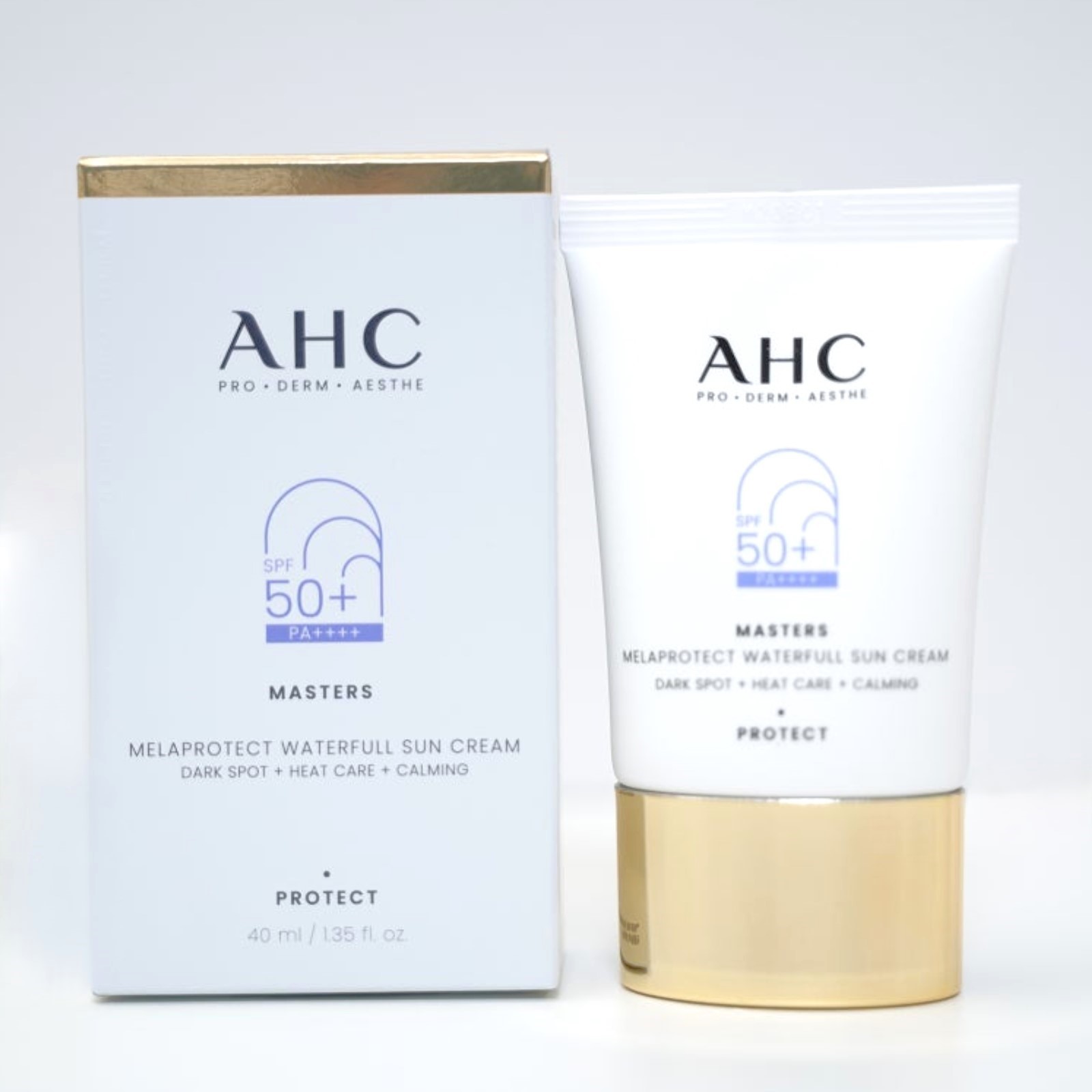 AHC Masters Melaprotect Waterfull SUN Cream 40ml SPF50+/PA++++ K-Beauty