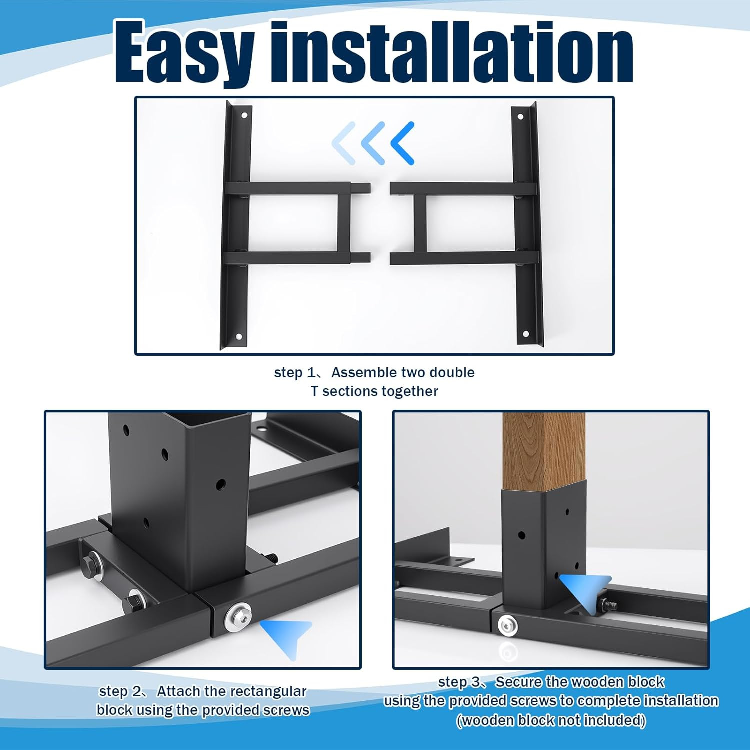 2X4 Target Stand Base, Shooting Target Stand for AR500 Steel Targets, Heavy Duty