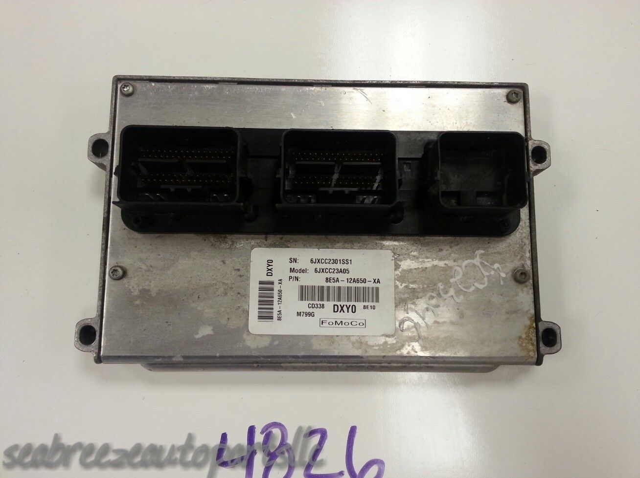 2008 2009 FUSION MILAN 2.3L AT COMPUTER BRAIN ENGINE CONTROL ECU ECM MODULE 4826