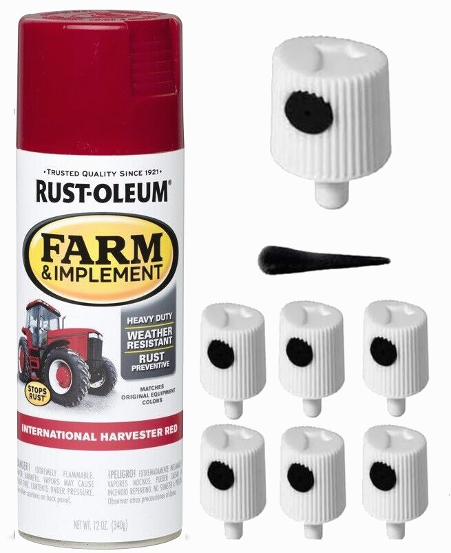 6 Spray Nozzles for Rust-Oleum Spray Paint - Farm & Implement NO CAN