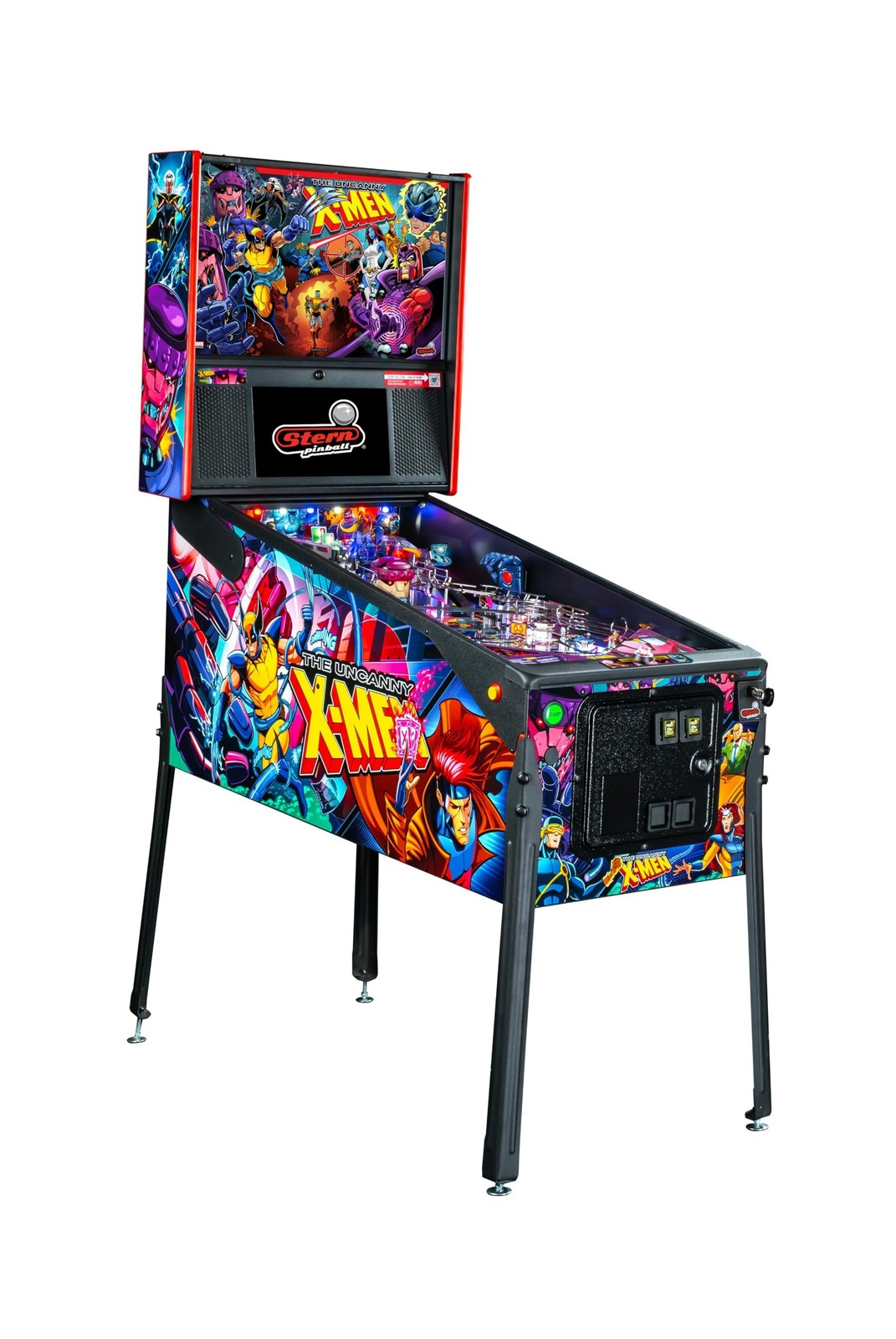 Full Size Pinball Machine Premium Edition The Uncanny X-Men - No Assembly Needed