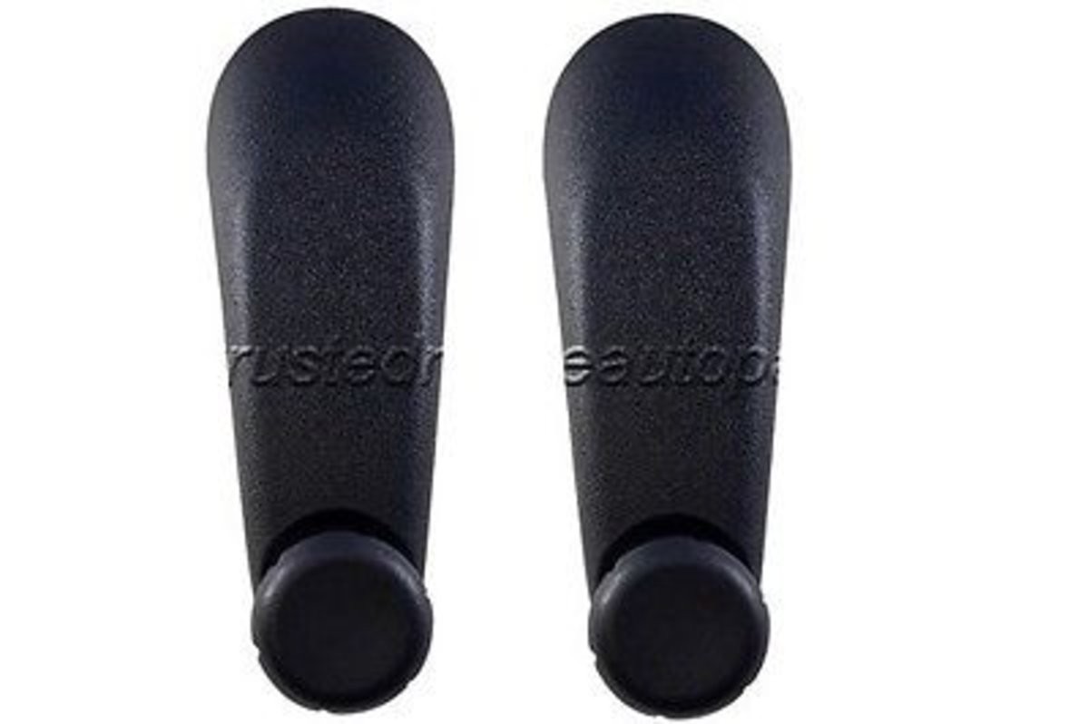 fits 2007 GMC Sierra 1500 Classic Window Crank Handle Black