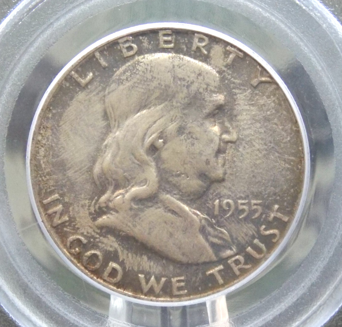 1955 "P" Franklin Half Dollar 50c PCGS MS65 FBL #680 *FULL BELL LINES* OGH ECC&C