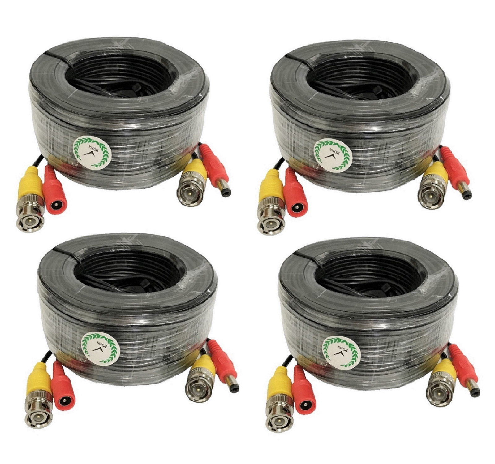 Premium Quality 4x25Ft Video and Power Cable fit Night Owl CCTV Security Camera
