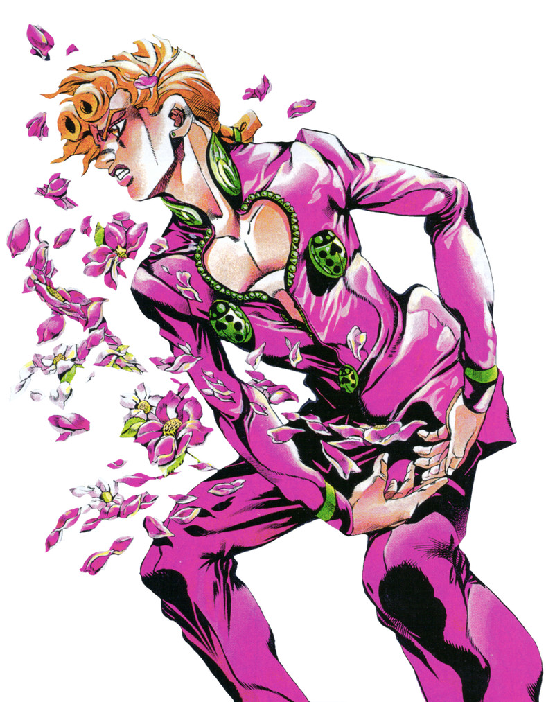 Giorno Giovanna Jojo's Bizarre Adventure Weatherproof Anime Sticker 6" Car Decal