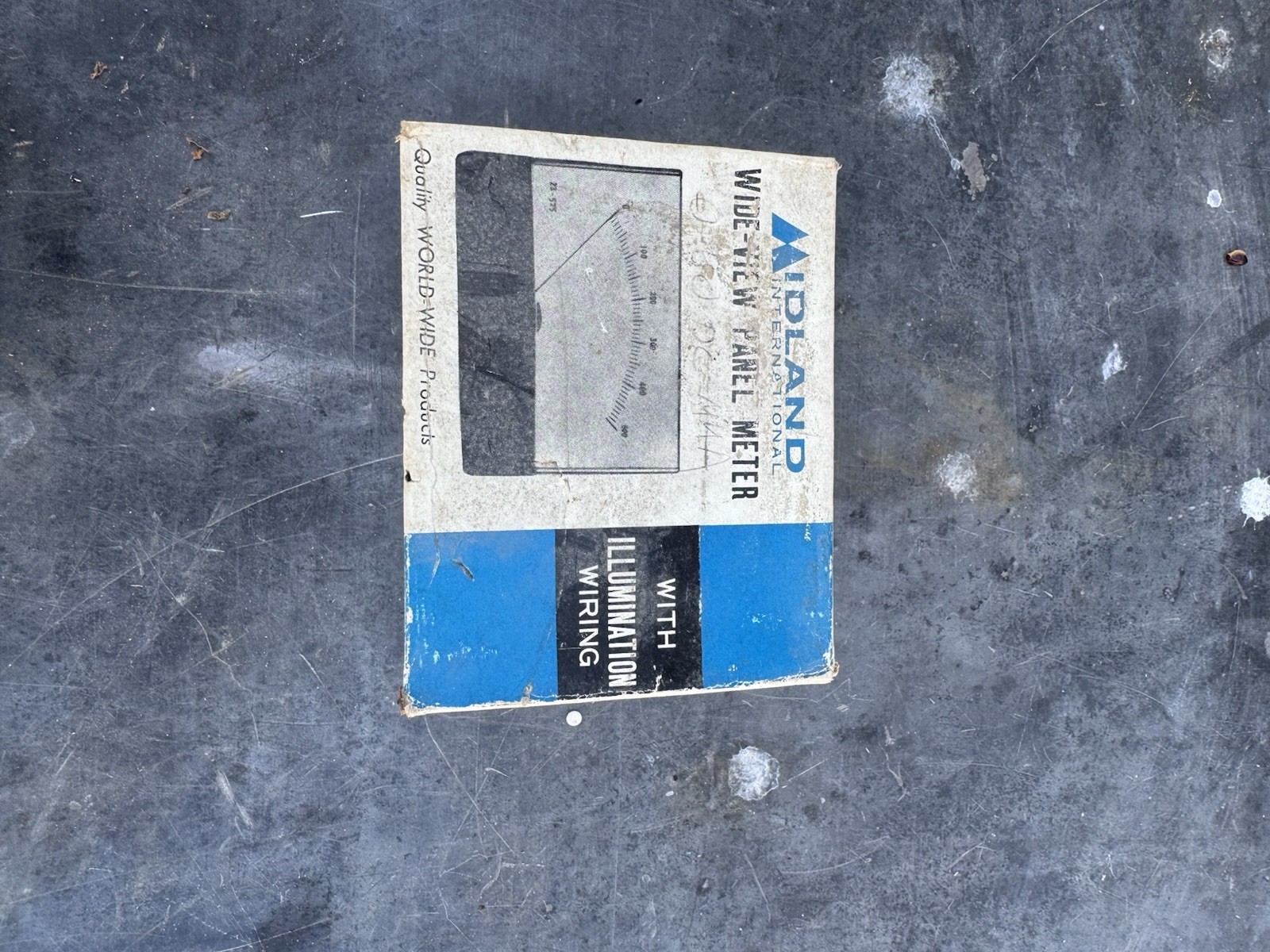 Midland Vintage Wide View Panel Meter 23-226