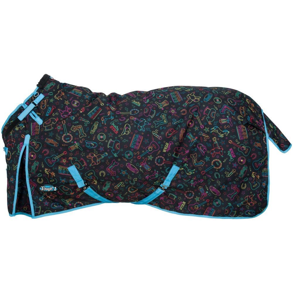 TOUGH 1 1200D NASHVILLE NIGHTS WATERPROOF TURNOUT BLANKET WITH SNUGGIT!