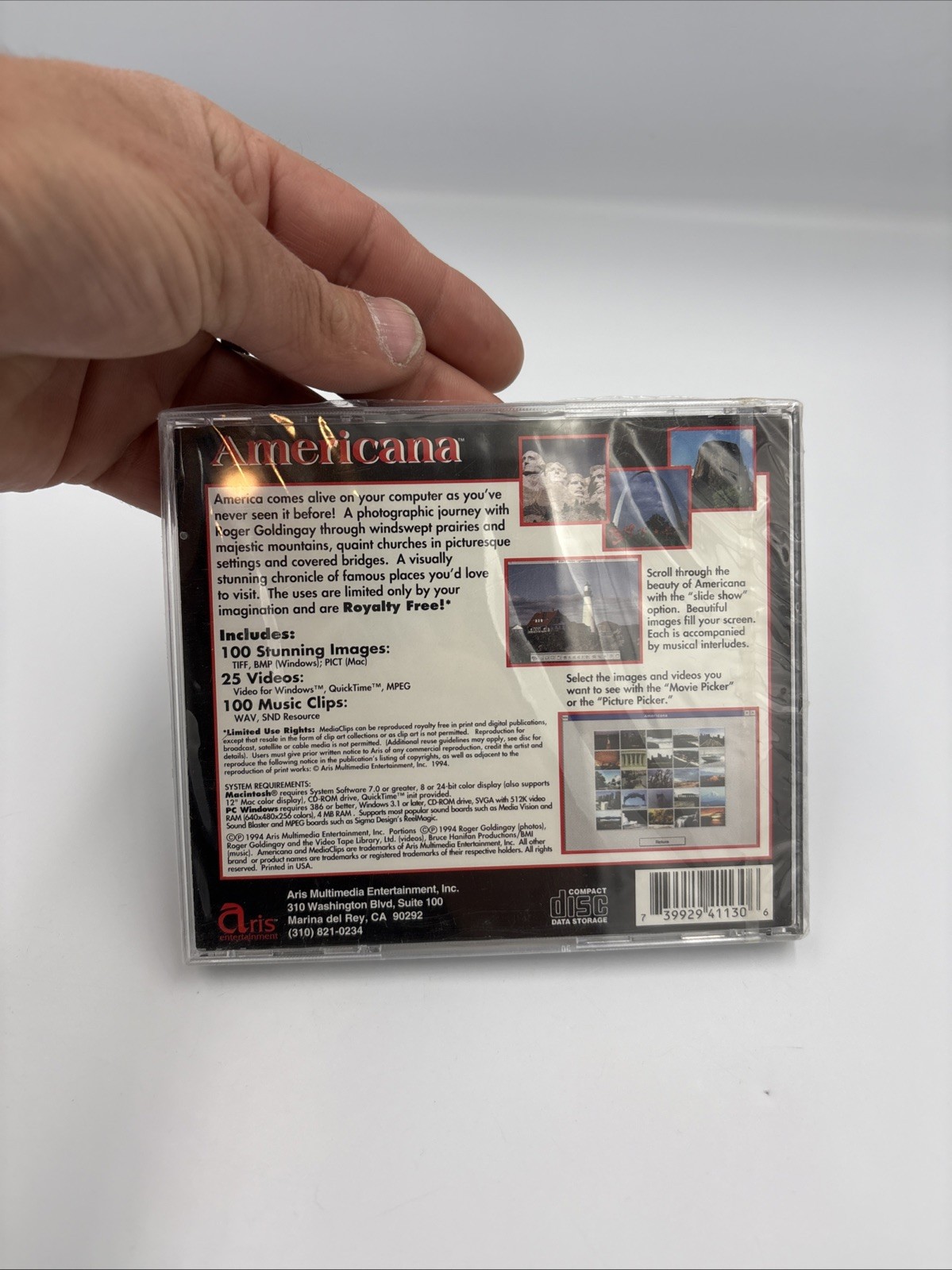 AMERICANA - MEDIA CLIPS - CD-ROM - NEW - SEALED