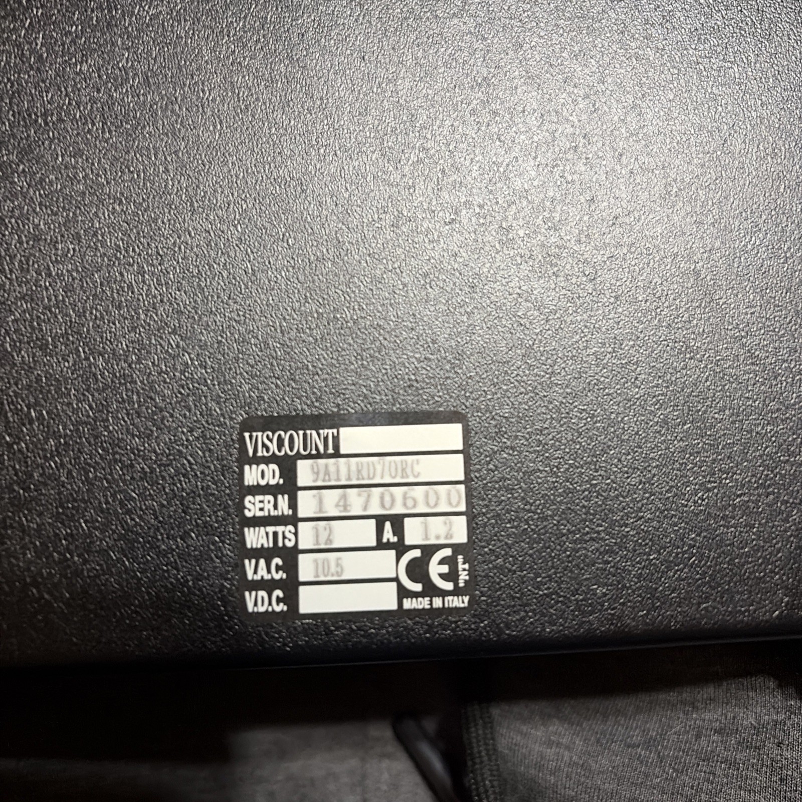Viscount RD70 (Italy, 1990s) Vintage MIDI Data Filer & Sequence Playback Unit!