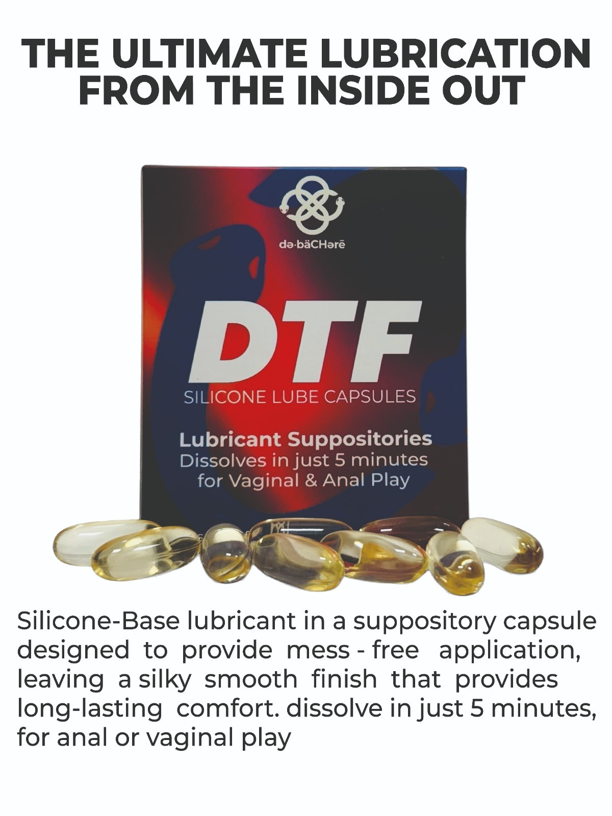 DTF lube - SILICONE-BASE LUBRICANT SUPPOSITORY CAPSULES