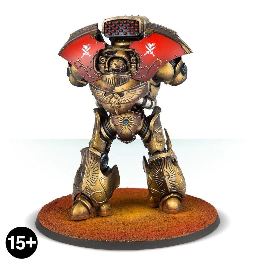 Legio Custodes Telemon Heavy Dreadnought with x2 Iliastus Accelerator Culverin