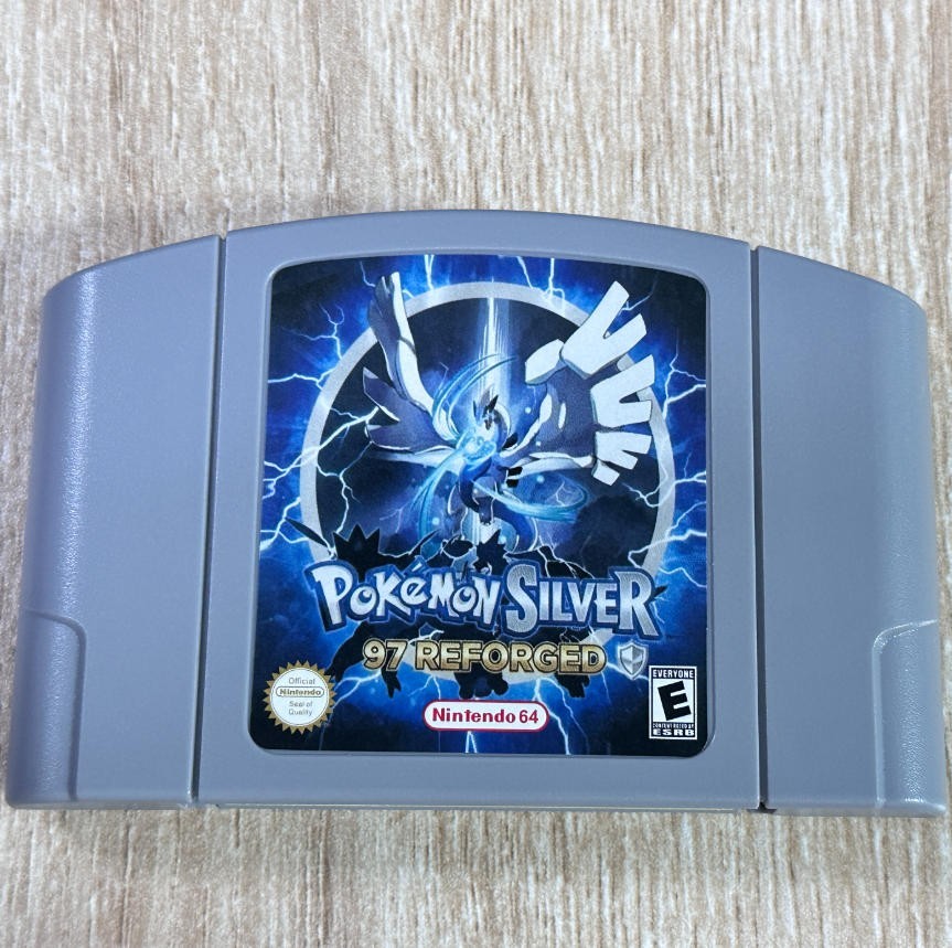 N64 Video Games Pokemon - Silver 97 Reforged